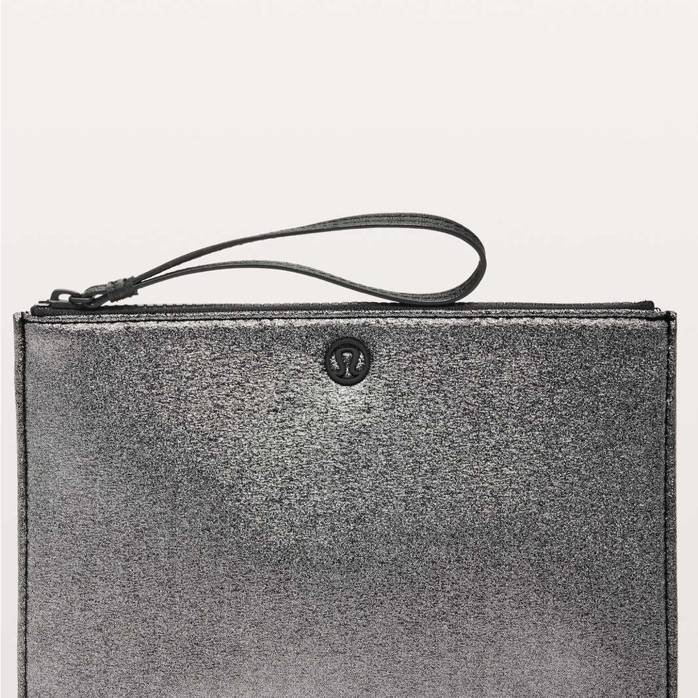 Lululemon Shimmering Gray Pouch